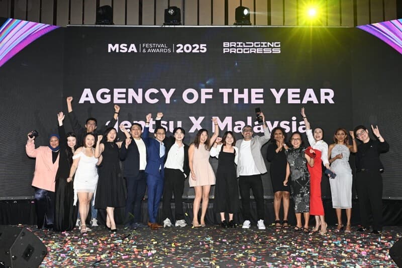 dentsu x malaysia agency of the year award 2025