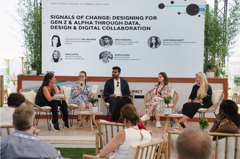 image of signals of change: designing for gen z and alpha through data, design and digital collaboration cannes lions 2025 dentsu x
