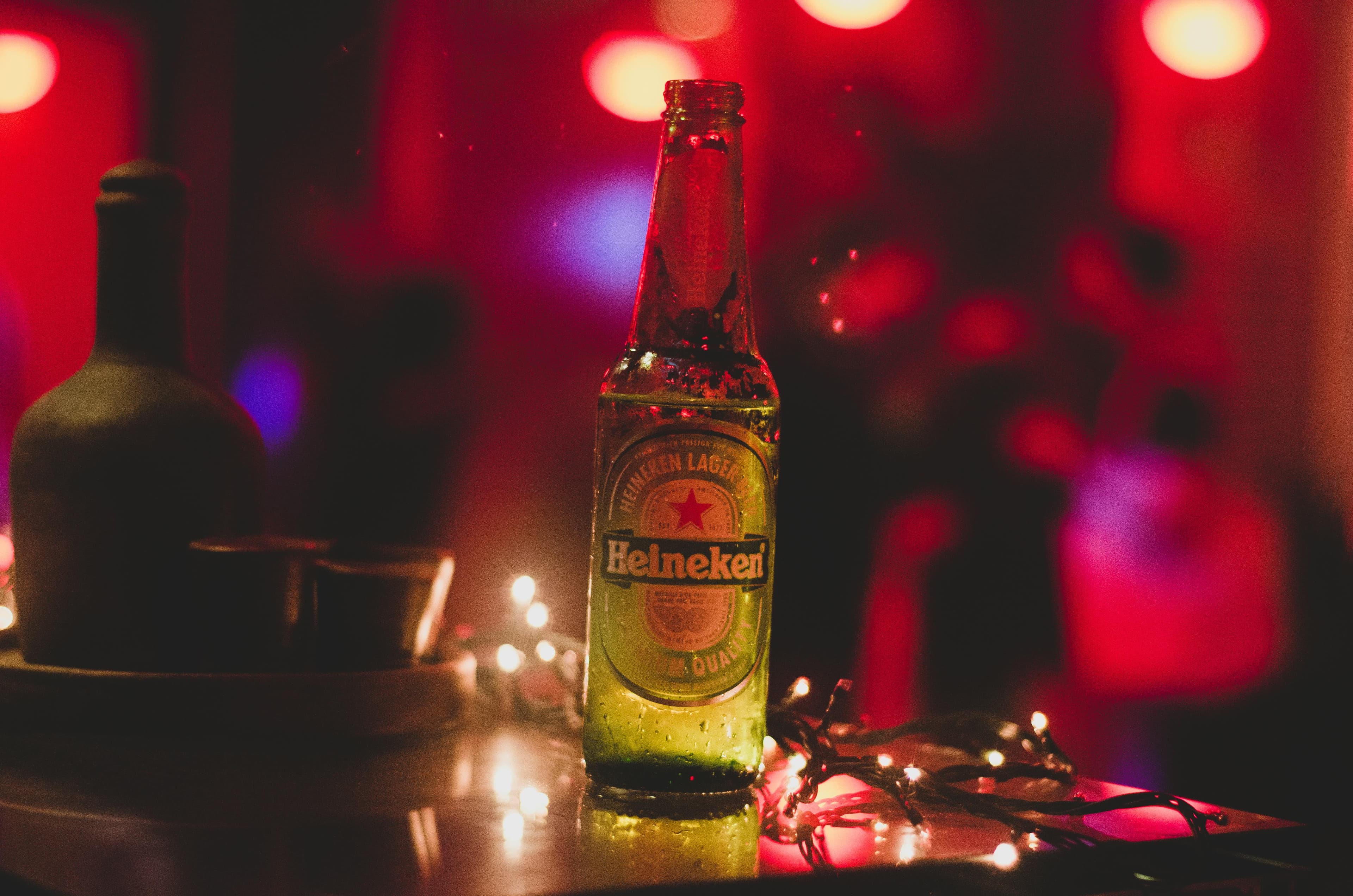 bottle of heineken beer