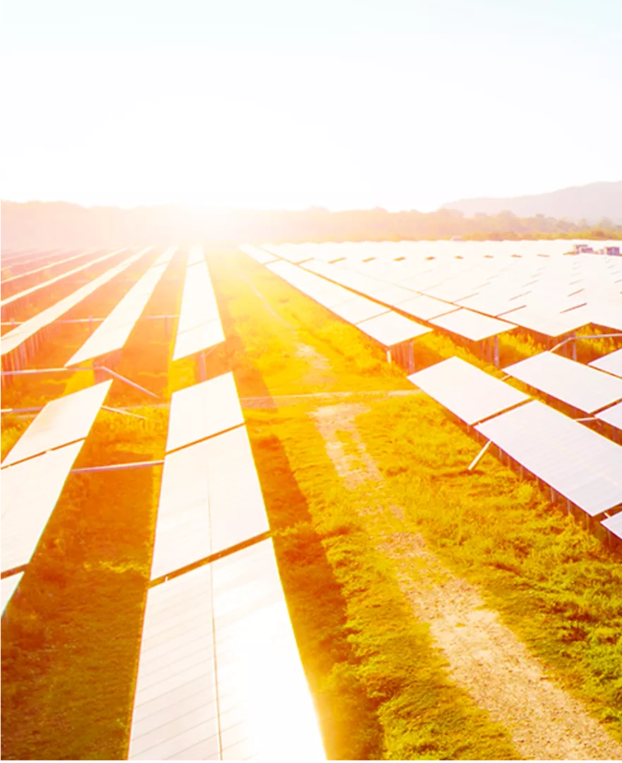 Commercial solar panels installation