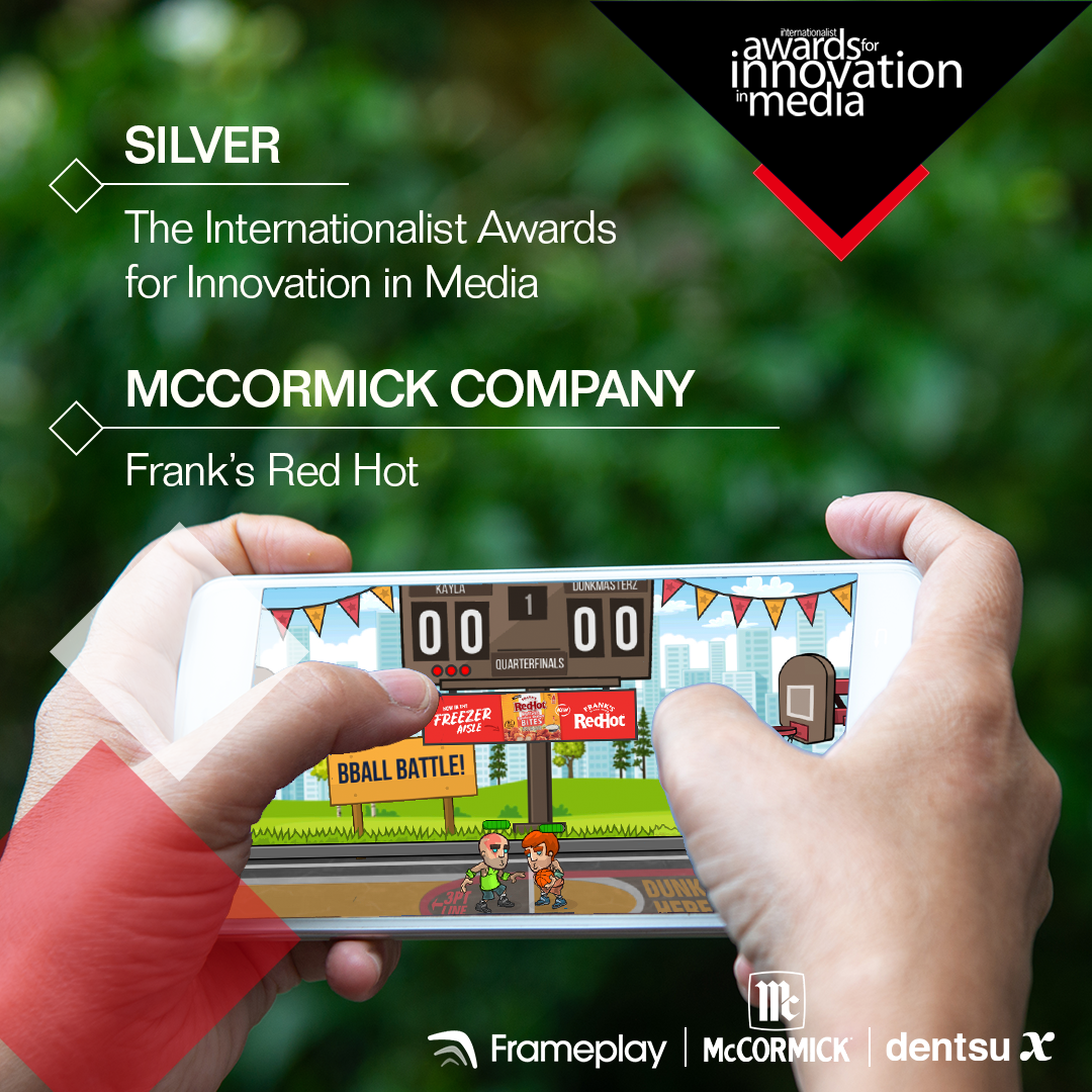 McCormick Company Franks RedHot® Takes Home Silver at The Internationalist Awards for Innovation in Media